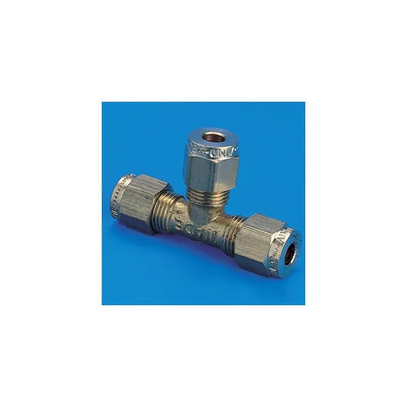 1/4" × 1/4" × 1/4" Copper T-Joint 1