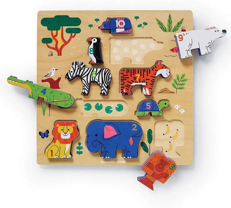 123 Stacking Zoo Puzzle For Toddlers 1