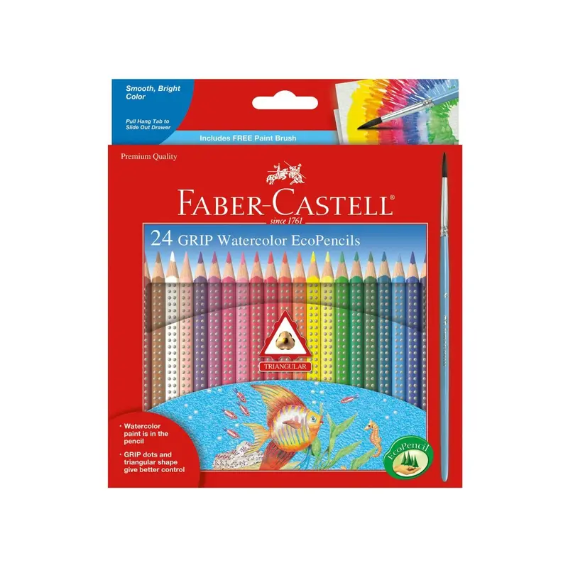 24-Piece Grip-Enhanced Watercolor Set 1