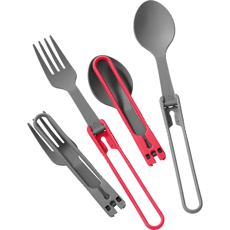 4-Piece Titanium Spoon And Fork Utensil Set 1