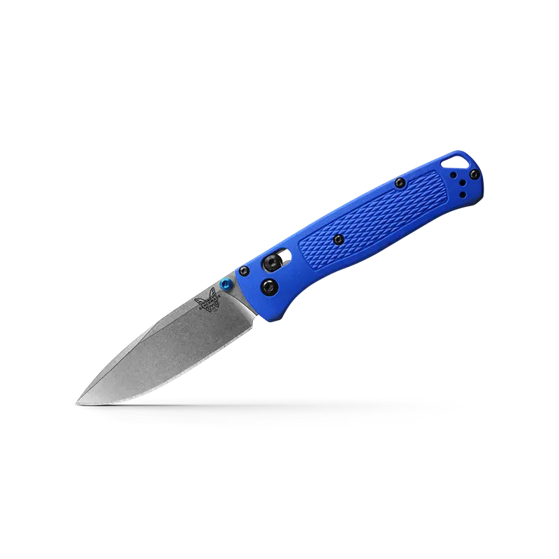 535 Bugout Folding Knife – Blue Grivory Handle 1