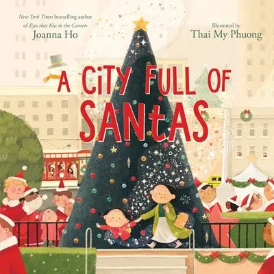 A City Full Of Santas – Whimsical Christmas Jigsaw Puzzle 1