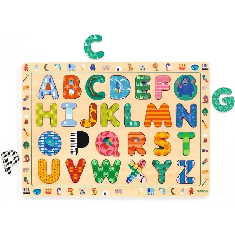 Alphabet Wooden Puzzle For Early Learners 1