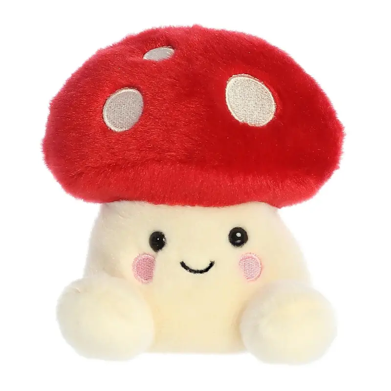 Amanita Mushroom Palm Pal – Whimsical Fungi-Themed Stuffed Animal 1
