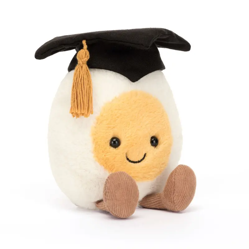 Amuseable Boiled Egg Graduation Plush 1