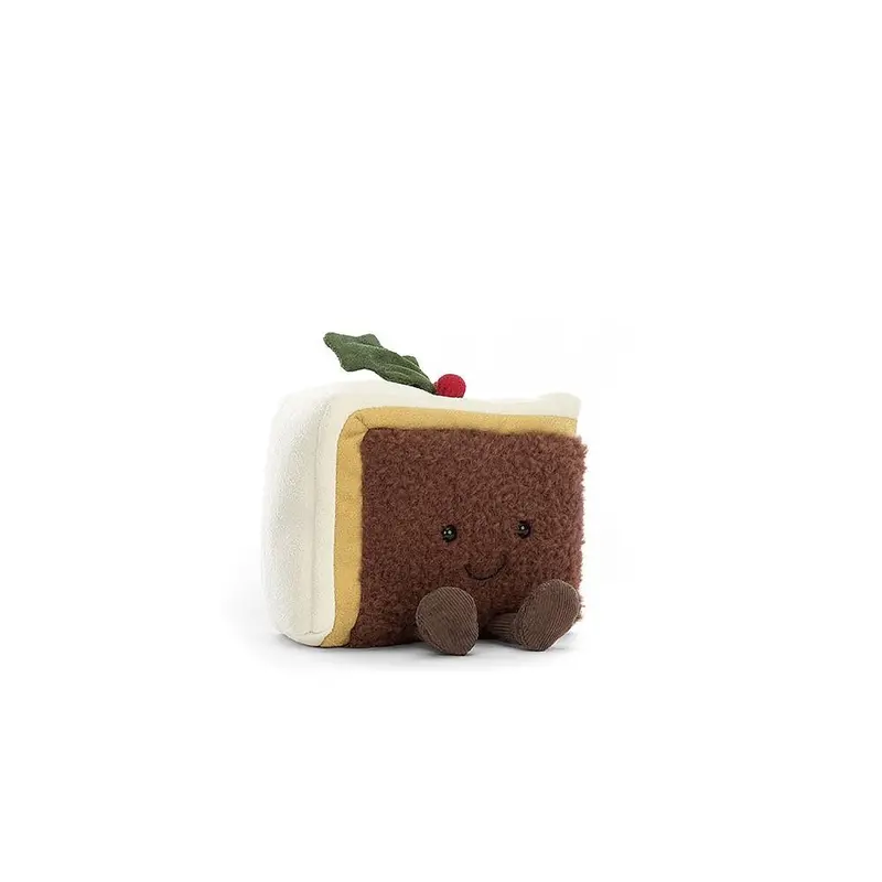 Amuseable Christmas Slice Plush – Festive Food-Themed Stuffed Animal 1