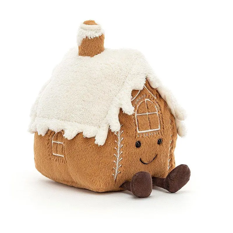 Amuseable Gingerbread House Decorative Plush 1