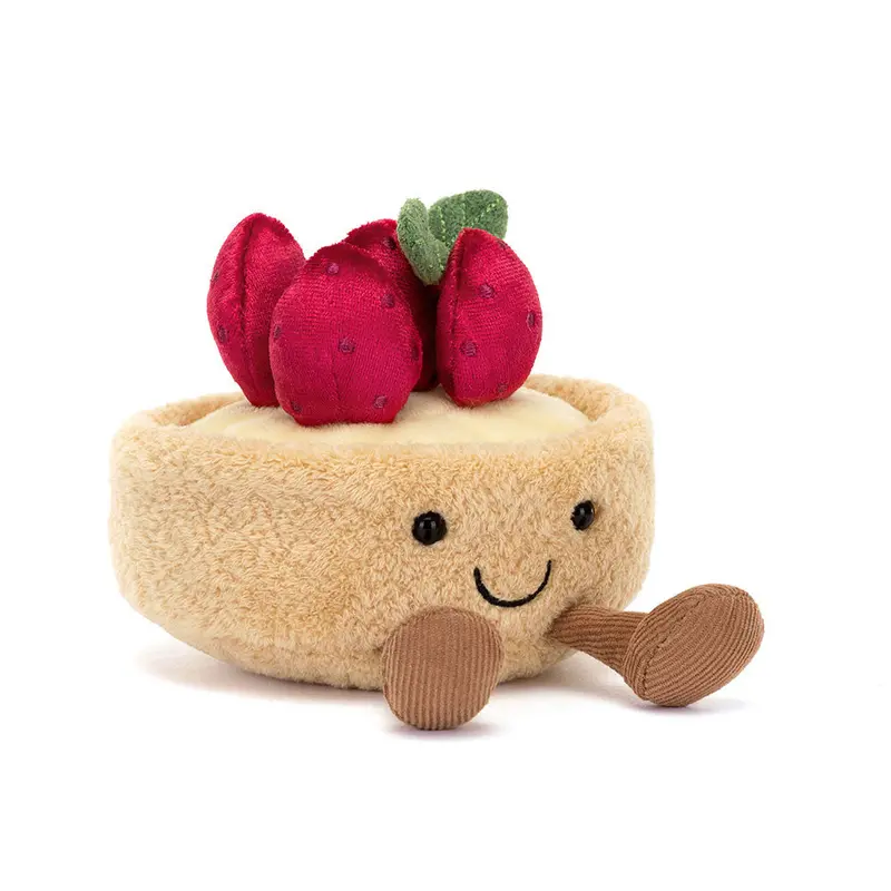 Amuseables Fleurette Strawberry Tart Plush 1