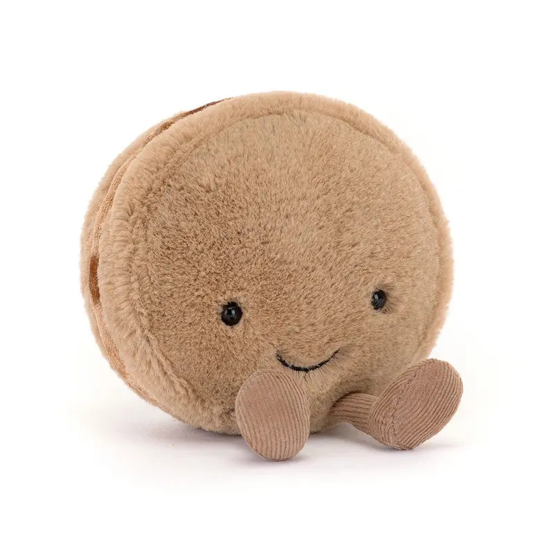 Amuseables Mona Macaron Plush – Pink Glazed Dessert Toy 1