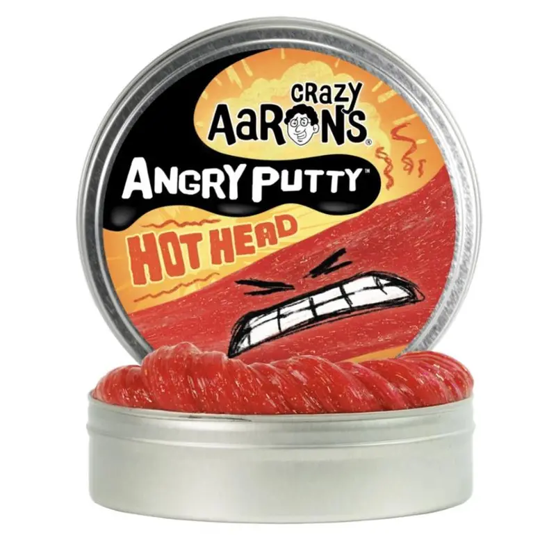 Angry Putty Hot Head – Heat-Activated Color-Changing Putty 1