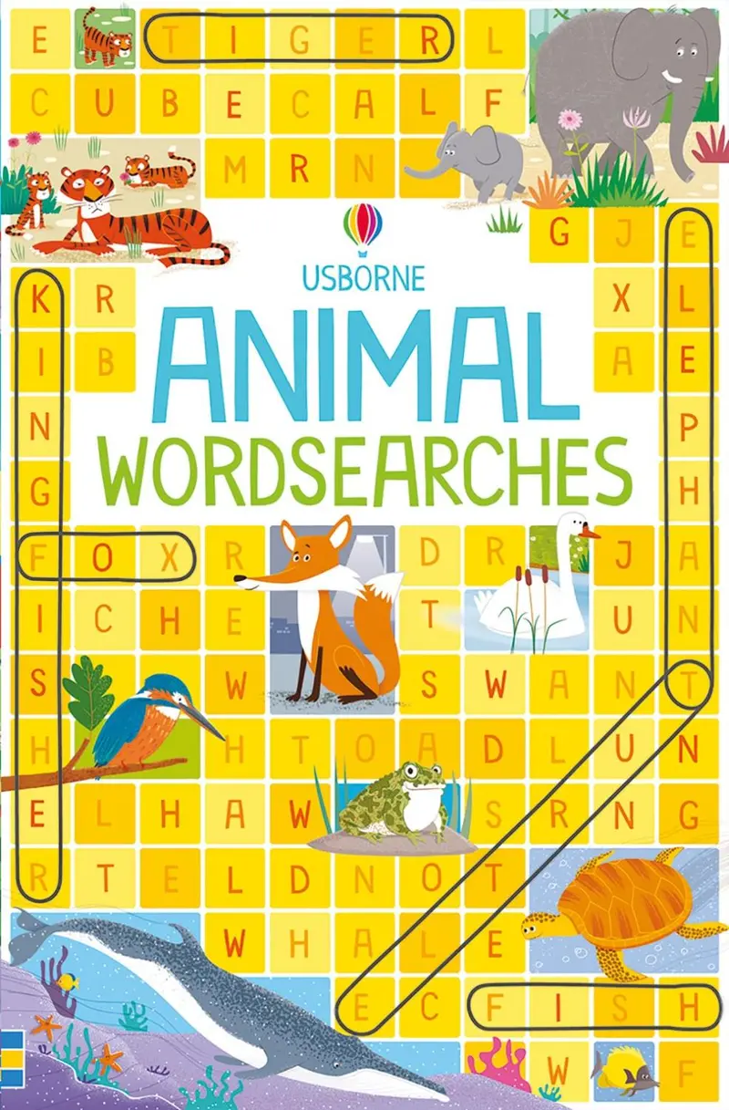 Animal-Themed Word Search Puzzle Book 1