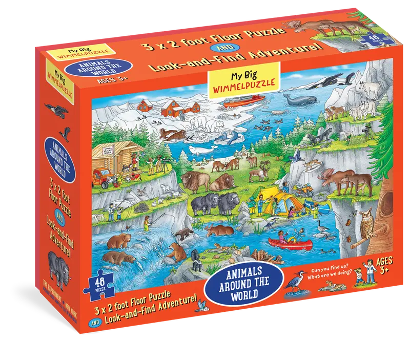 Animals Around The World Educational Puzzle – 48 Pieces 1