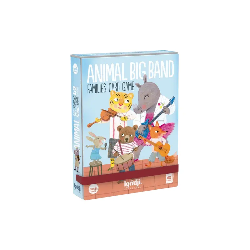 Animals Big Band Card Game – Family Fun Deck 1