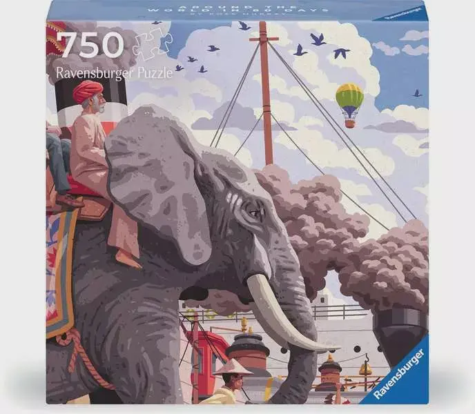 Around The World In 80 Days Travel-Themed Puzzle – 750 Pieces 1