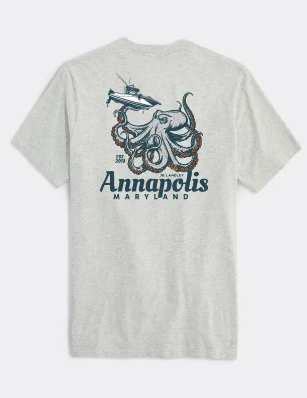 Banks Illustrated Short Sleeve Pocket Tee – Front & Back Art