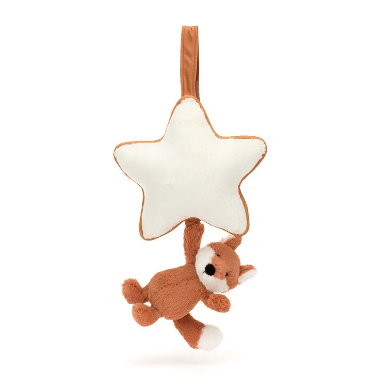 Bashful Fox Cub Sound-Activated Pull Toy 1