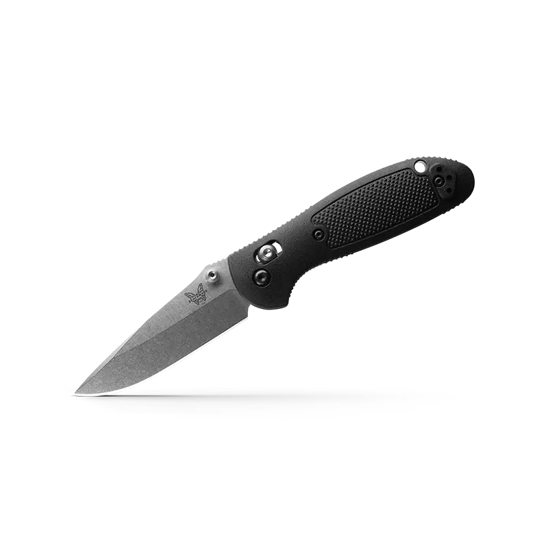 Benchmade 556-S30V Mini Griptilian Folding Knife – Black Grivory Handle 1