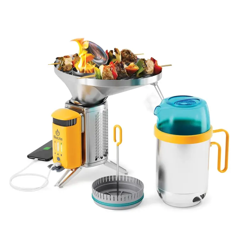 Biolite Campstove 2+ Complete Outdoor Cooking Kit 1