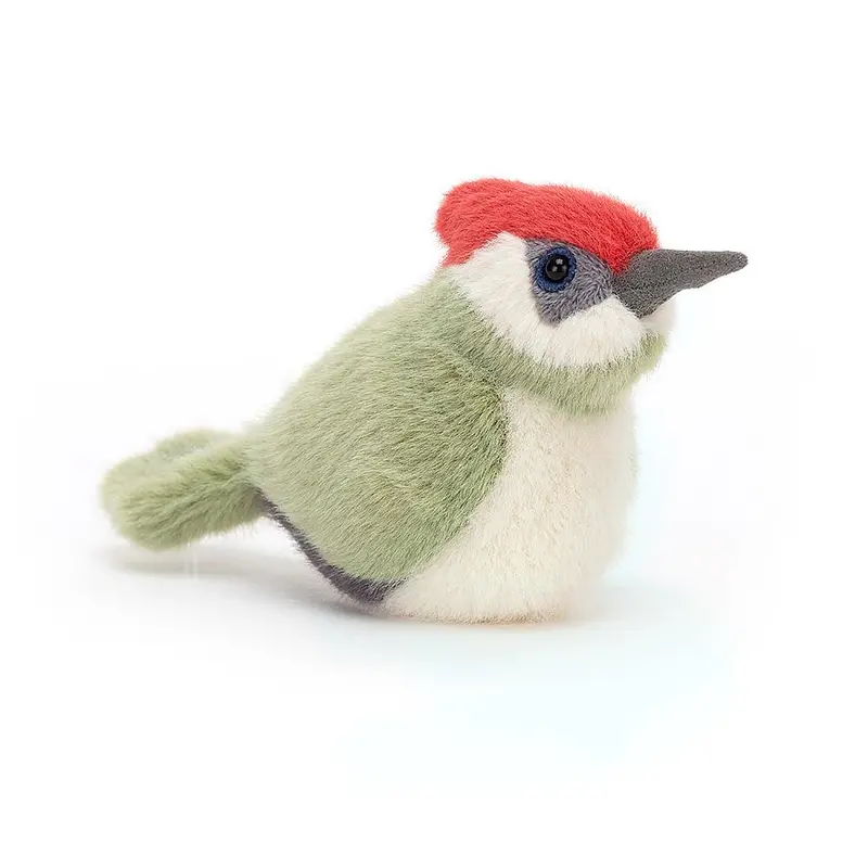 Birdling Woodpecker Soft Toy – Rustic Forest Bird Figure 1