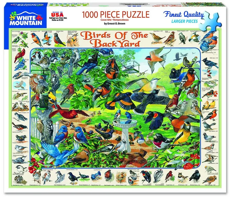 Birds Of Your Backyard 1000-Piece Wildlife Puzzle 1