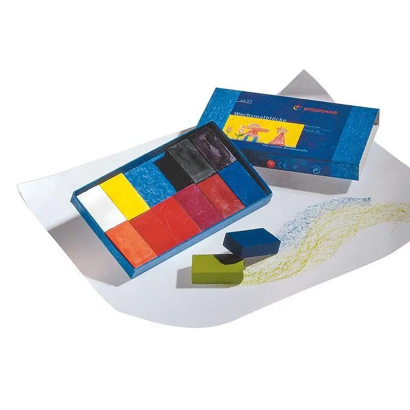 Block Crayons Set – 12 Natural Colors 1
