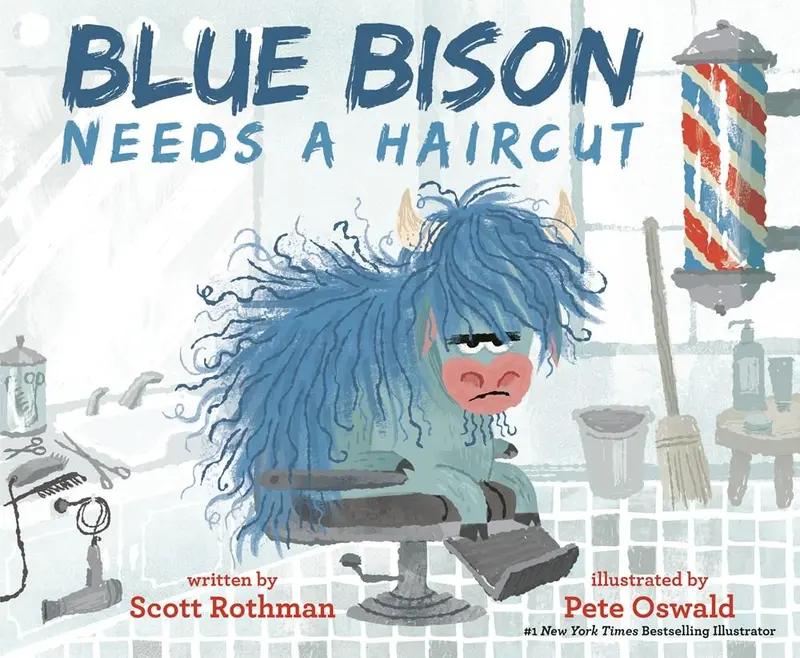 Blue Bison Needs A Haircut Picture Book 1