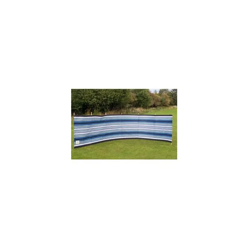 Blue Diamond 7-Pole Contemporary Windbreak – Navy & Burgundy Stripe 1