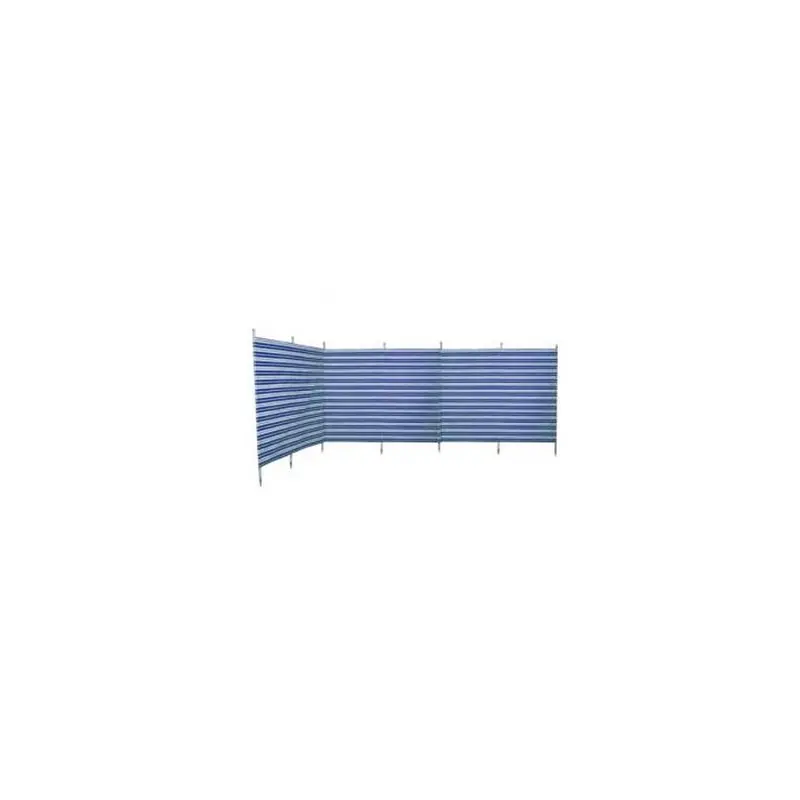 Blue Diamond 7-Pole Navy Blue Striped Windbreak For Campsites 1