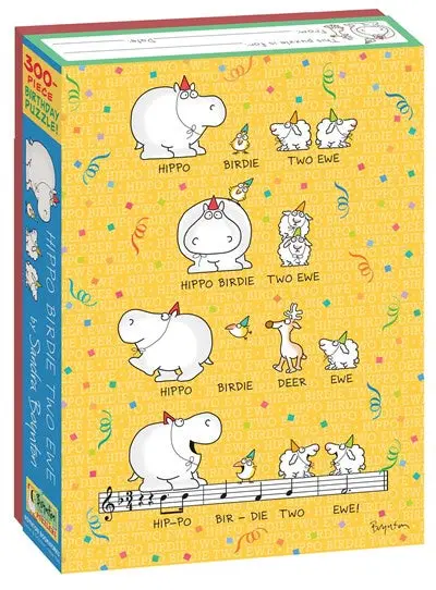Boynton’S Hippo Birdie Two Ewe 300-Piece Puzzle 1