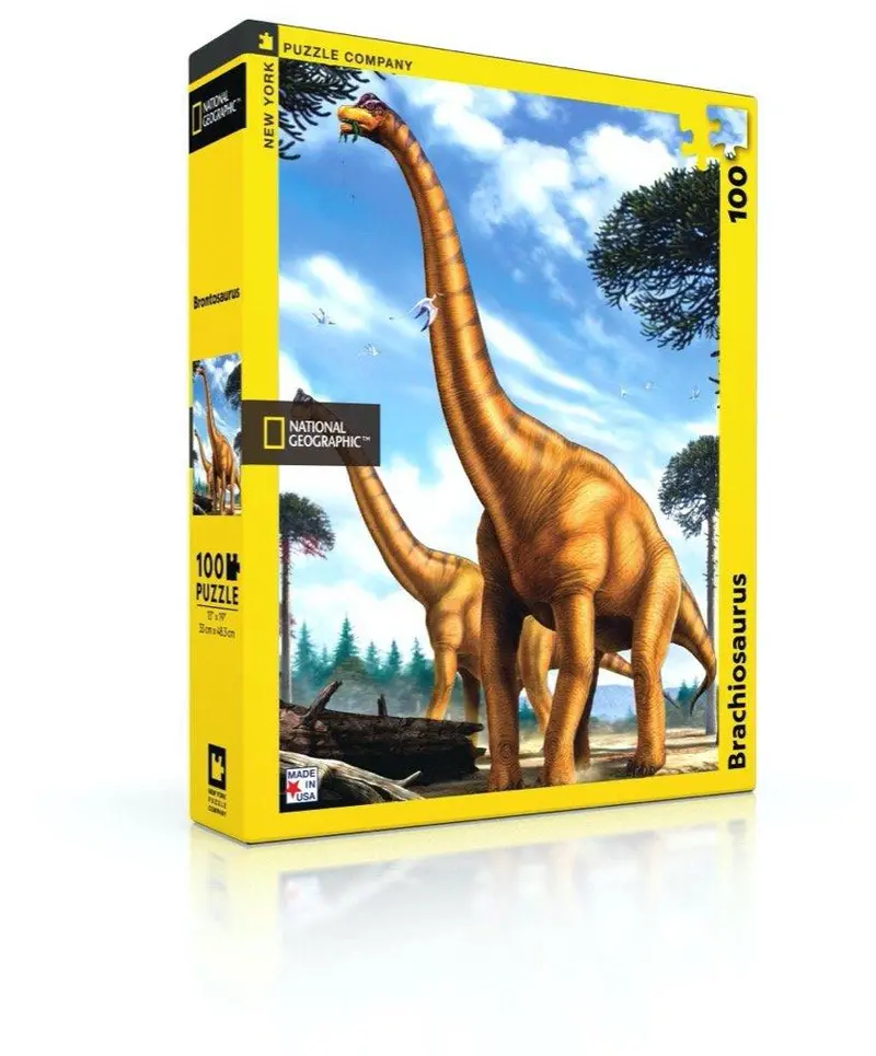 Brachiosaurus Jigsaw: 100-Piece Dinosaur Puzzle 1