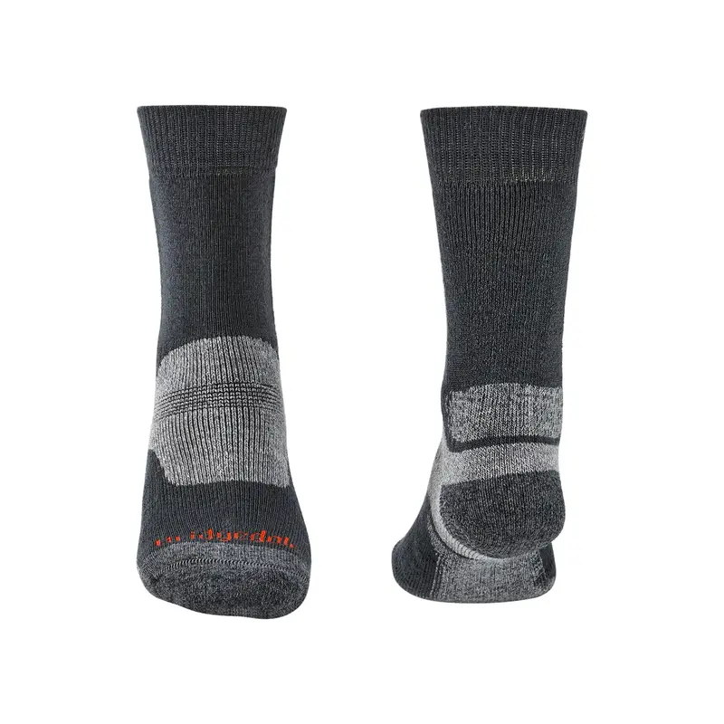 Bridgedale Men'S Hike Mid-Weight Merino Performance Walking Socks – Gunmetal Grey 1