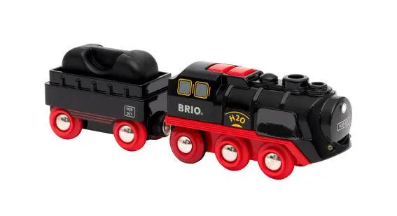 Brio Battery-Powered Steam Locomotive For Wooden Railway Systems 1