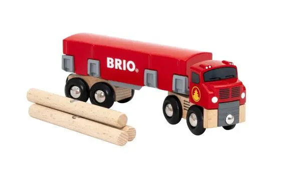 Brio Lumber Transport Truck For Railway Play 1