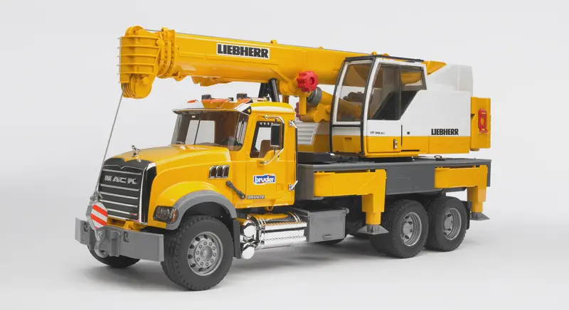 Bruder Mack Crane Truck With Working Boom 1