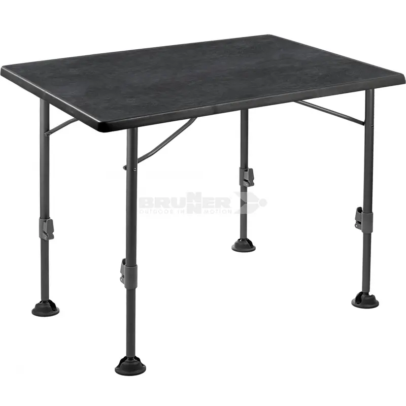 Brunner Linear Black 100 Cm Extendable Camping Table 1