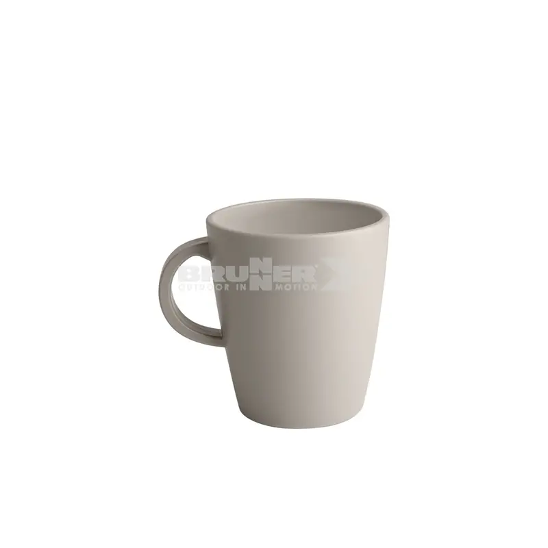Brunner Odette Beige Anti-Slip Resylin Mug (30Cl) – Durable Camping Drinkware 1