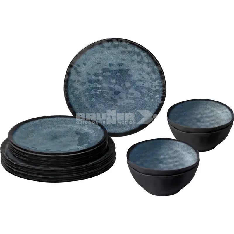 Brunner Venetian Midday 12-Piece Melamine Dinnerware Set 1