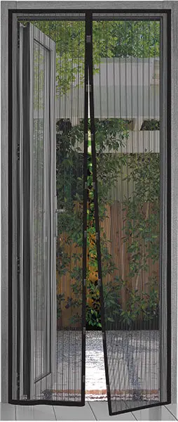 Bug Stop Magnetic Mesh Door Screen For Insect Protection 1