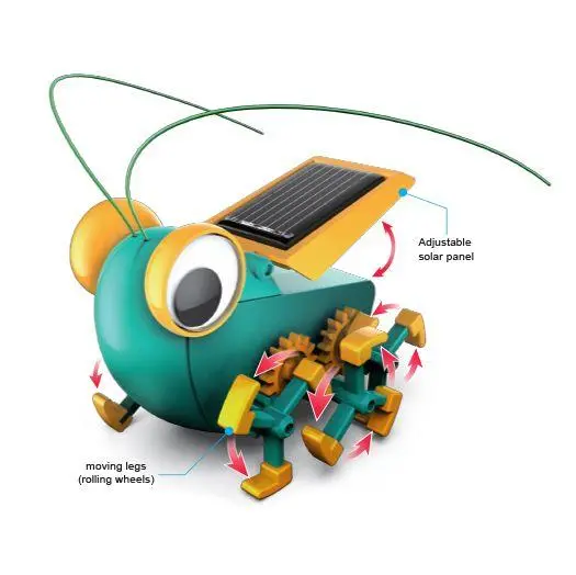 Bugbot Solar-Powered Crawler – Eco-Friendly Robotics Kit 1
