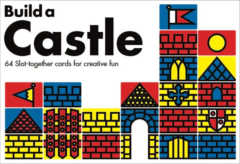 Build A Castle – 64-Piece Interlocking Card Construction Set 1