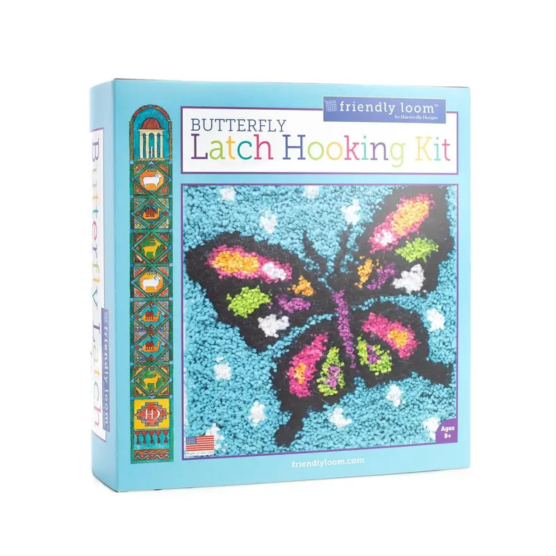 Butterfly Latch Hook Craft Kit 1