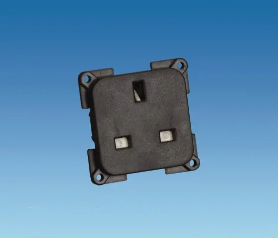 C-Line 240V 13A Double-Pole Socket With Integrated Back Cover 1
