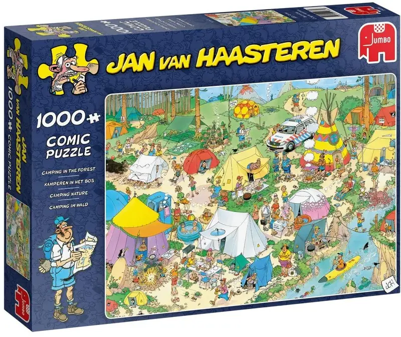 Camping In The Forest Puzzle – 1000-Piece Outdoor Adventure Scene 1