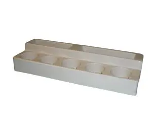 Caravan Freestanding Cup And Plate Rack – Ivory Vertical Kitchen Organizer 1