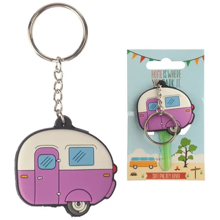 Caravan-Themed Key Cover – 'Home Is Where You Park It' 1