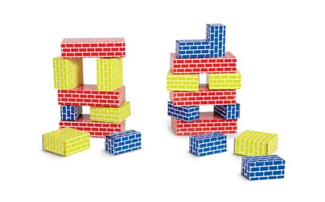Cardboard Construction Blocks – 36-Piece Set 1