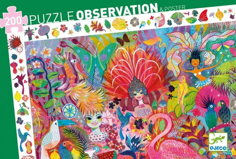 Carnival Observation Puzzle – Festive 200-Piece Scene Search 1
