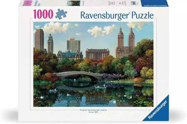 Central Park Bow Bridge, Nyc – 1000-Piece Landscape Puzzle 1
