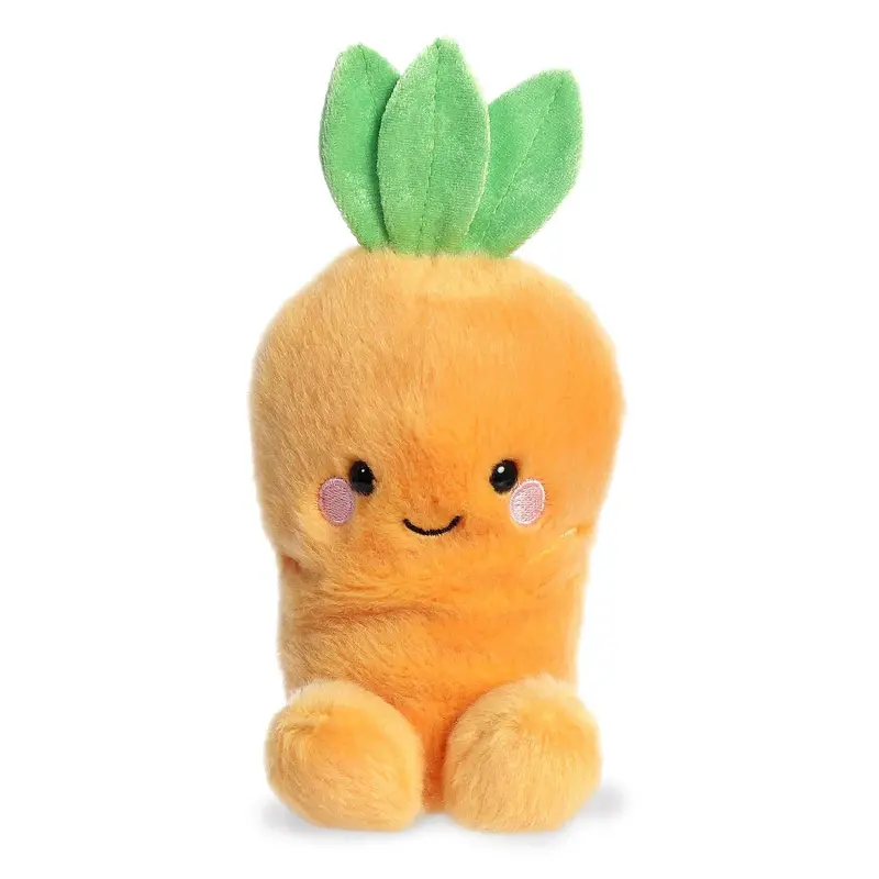 Cheerful Carrot Palm Pal – Adorable Collectible Plush Toy 1