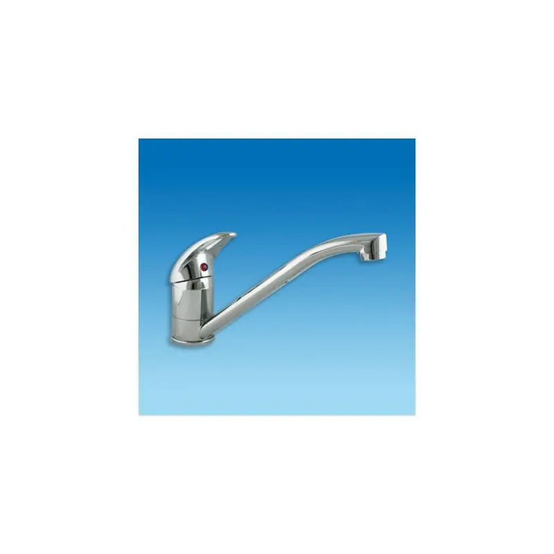 Chrome-Finished Wall-Mounted Metal Mixer Tap For Kitchen Or Bathroom 1